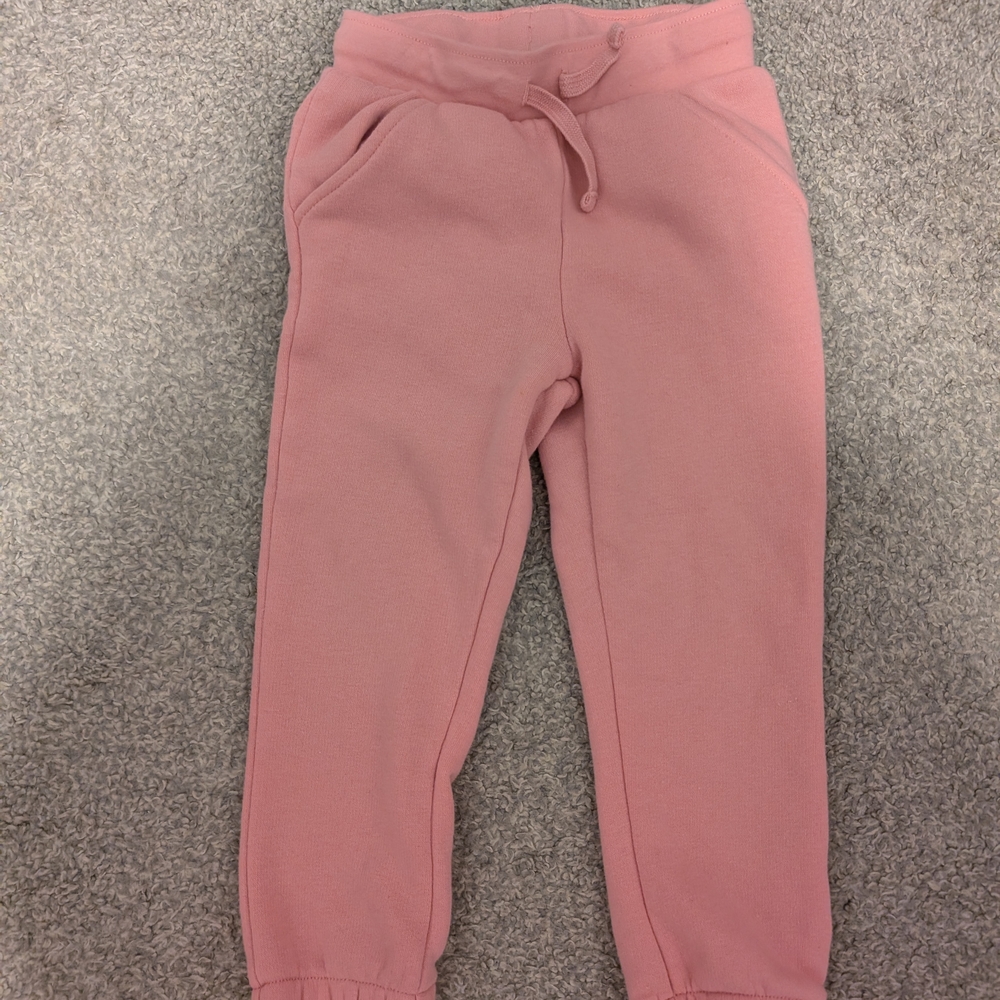 Okie Dokie Soft Pink Joggers for Kids
